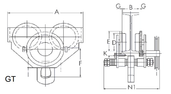 GT technische tekening