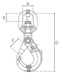 SSK-V technische tekening