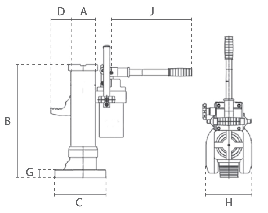 Delta Hydraulische Machineheffer