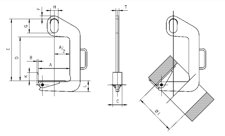 TCS technische tekening