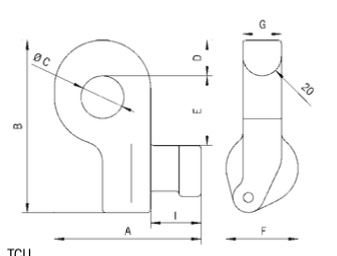 TCU technische tekening