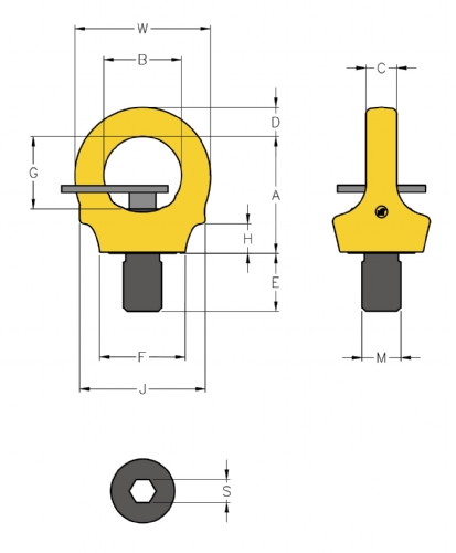 YP technische tekening
