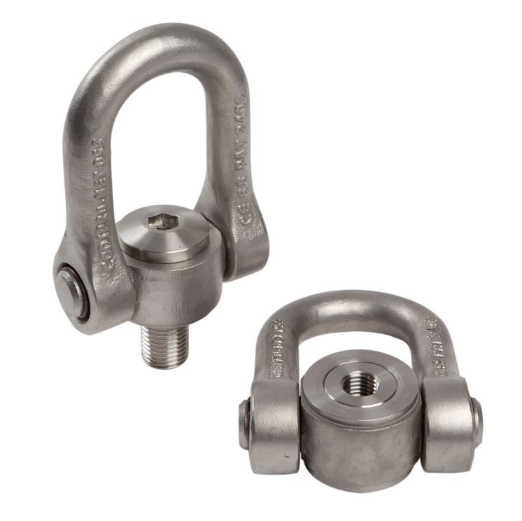Codipro Dubbel draaibare sluiting DSS, RVS 03