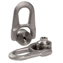 Codipro Dubbel draaibare vrouwelijke ring DSR, RVS 03