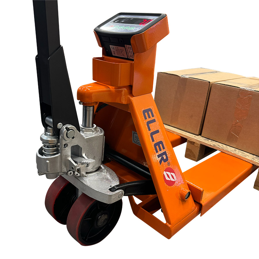 ELLER Palletwagen met weegschaal 2,5t, Vorklengte 1150mm 03