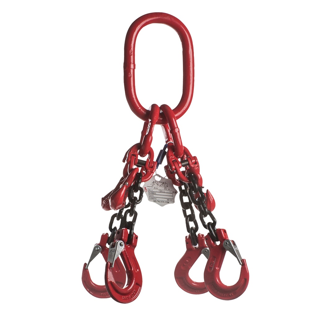 Deltalock Hijsketting 4-sprong - grade 80 01