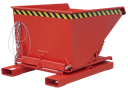 Bauer S3S kantelbak, 3-zijdig afrolsysteem, met ingebouwde zeef en aftapkraan, voor heftruck 05