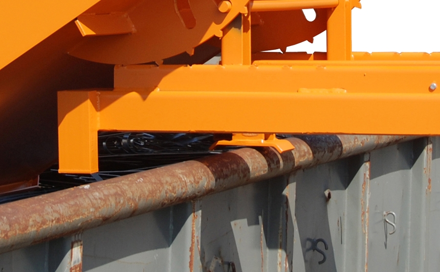 Bauer SK kantelbak gelakt, afrolsysteem, zwaargewicht, voor heftruck 02