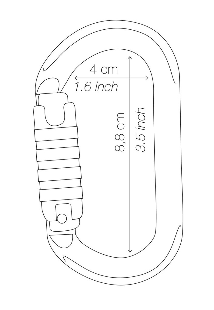 Petzl OK Karabijnhaak 05