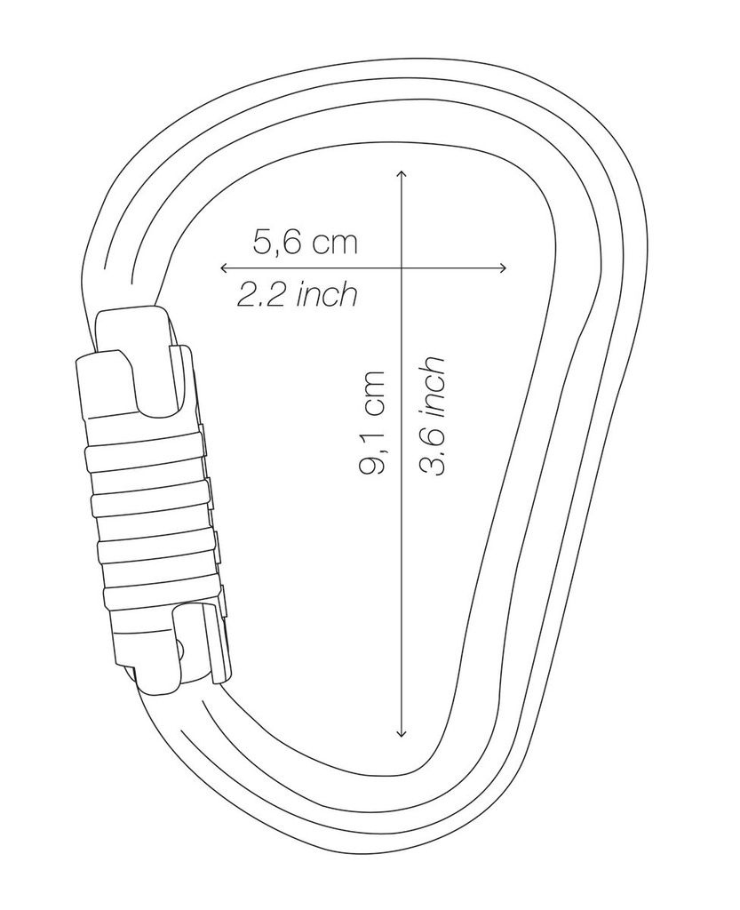 Petzl WILLIAM Karabijnhaak 05