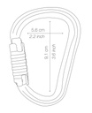 Petzl WILLIAM Karabijnhaak 05