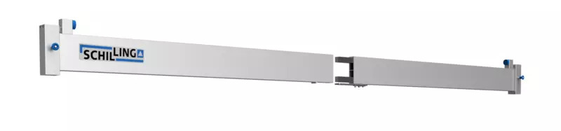 Portaalkraan, niet-verrijdbaar. Enkelligger, uitgevoerd in aluminium. 01
