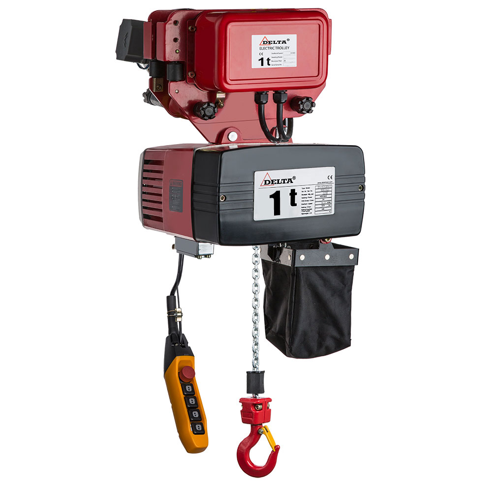 Delta DED Elektrische Kettingtakel 400V, met elektrische loopkat 03