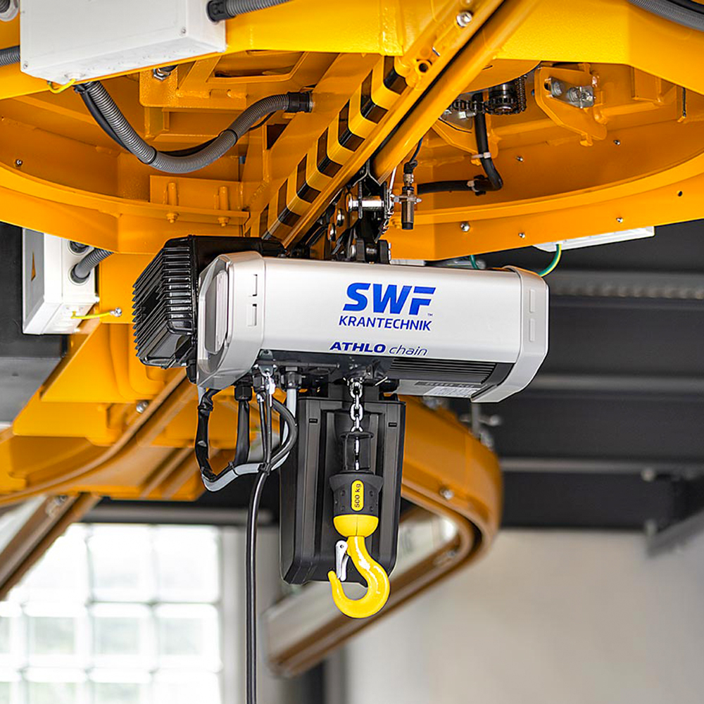 SWF Athlo Elektrische kettingtakel 400V, frequentiegeregeld 01
