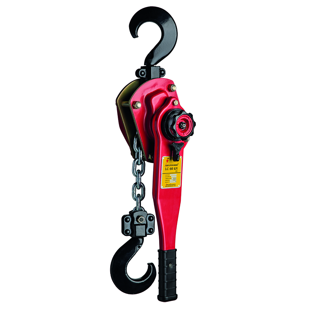Delta RED Premium rateltakel, met scheepswerfhaken 01