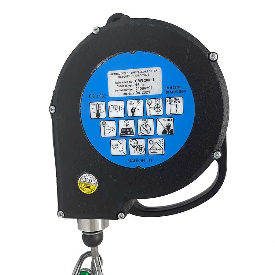 ELLERsafe CRW200 Valstopapparaat met reddingslier 03