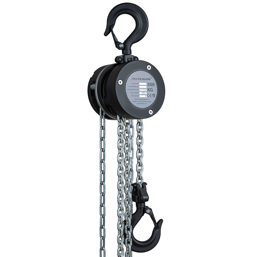 DELTA ALUM Handtakel 360° - 0,5 ton