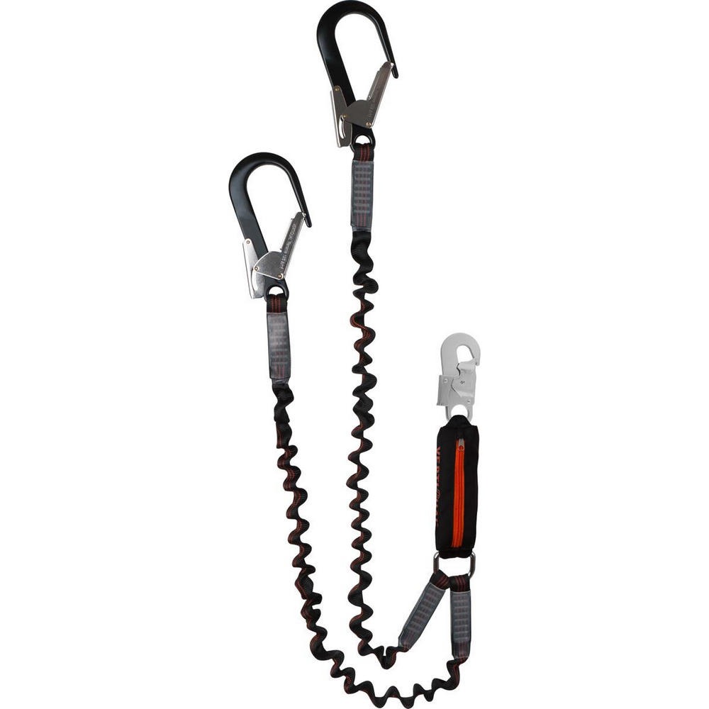 EDGE Delta 2 Elastische aluminium Y-veiligheidslijn met valdemper