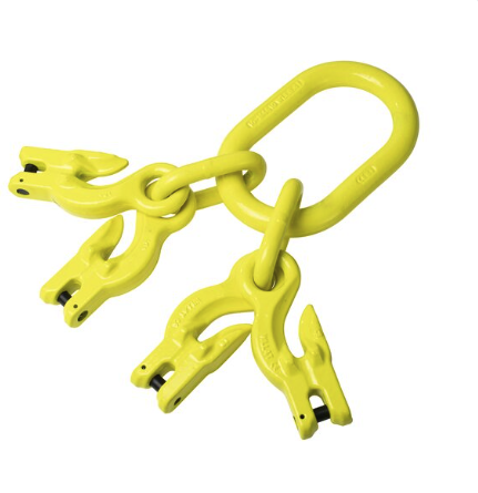 Topschalm met inkorthaken, 4-sprong, grade 100