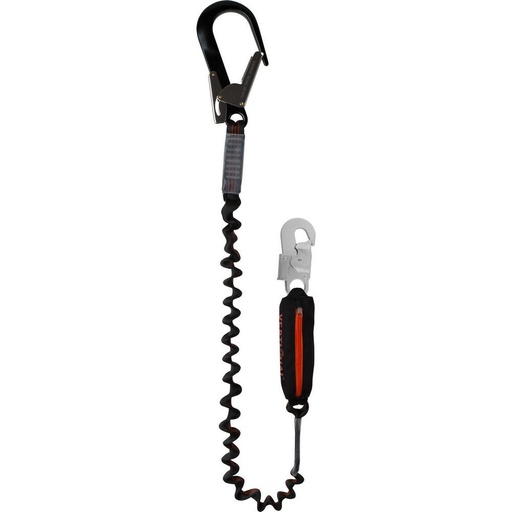 [EDGE_IGUANA] EDGE Delta 1 Elastische aluminium veiligheidslijn met valdemper