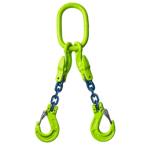 [HSK10I-2] Deltalock Hijsketting 2-sprong - Geïntegreerde inkorthaken - grade 100