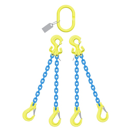 [HSKG4] Hijsketting Gunnebo 4-sprong - grade 100