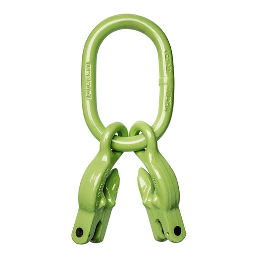 [KW_TSI100-2] Deltalock Topschalm met inkorthaken, 2-sprong, grade 100