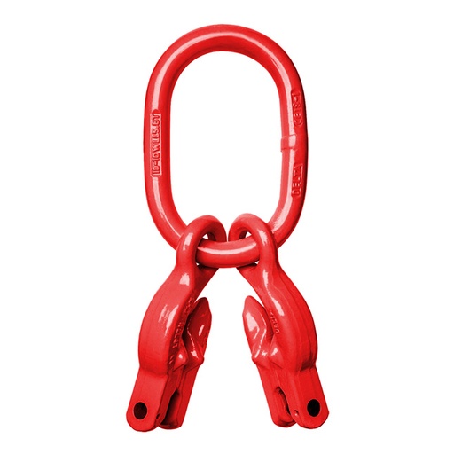 [KW_TSI80-2] Deltalock Topschalm met inkorthaken, 2-sprong, grade 80