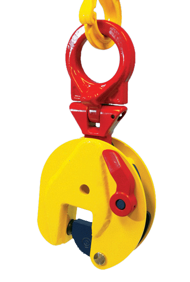 Terrier TSU, STSU, TSEU Verticale platenklem, met scharnierend hijsoog