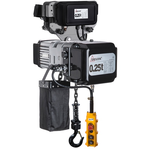 [TKE_DTD] Delta DTD Elektrische Kettingtakel 400V, met elektrische loopkat