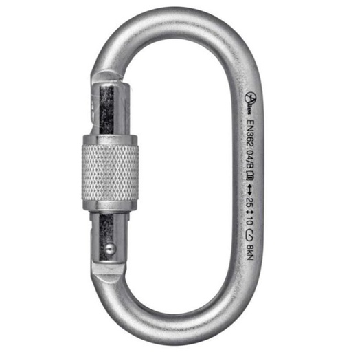 [VB_HKAZ011] ELLERsafe Stalen Karabijnhaak met schroefsluiting