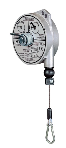 Veerbalancer TECNA 932, aluminium behuizing